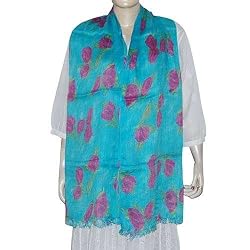 Girls Summer Dresses Accessory Printed Scarves Accessory Rectangular 24 x 74 inches (nstl022)