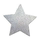 Pastease Silver Sparkle Star Nipple Covers