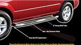 Black Powder Coated 3 Side Bars for Mercedes 06-07 ML350-500 by Aries