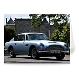 Aston Martin DB6 - Greeting Card (Pack of 2) - 7x5 inch - Art247 - Standard Size - Pack Of 2