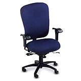 Perch Office Chair - High Back with Tilt - Red Wine Fabric - Hard Floor Cas ....