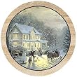 Home for the Holidays by Thomas Kinkade Sandstone Thirstystone Coasters