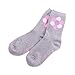 Naartjie Girls Flower Icon Fashion Cotton Short Crew Socks 6 Pairs Pack (18-24 Months)