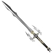 Fantasy Demon Sword with display plaque