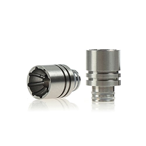 NEW Stainless Steel Searchlight Wide Bore 510 Drip Tip
