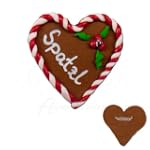 Alpenfl�stern Brosche Lebkuchenherz S...