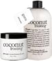 philosophy | guru | coconut frosting scrub and shower gel duo