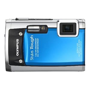 Olympus Stylus Tough 6020 14MP Digital Camera with 5x Wide Angle Zoom and 2.7 inch LCD (Blue)