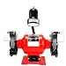 Neiko Professional Grade 8-Inch Bench Grinder with Flexible Light