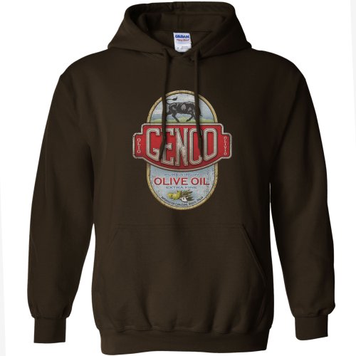 Mens Hoodie - Genco Olive Oil - 8Ball Originals Tees