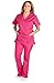 M&M SCRUBS Women Mock Wrap/Flare Pant Set Medical Scrub Set
