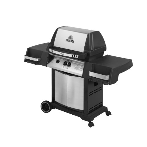 Broil King 945357 Crown 20 Natural Gas Grill, Stainless Steel/Black