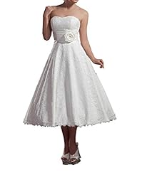 Vintage Lace Tea Length  Dress