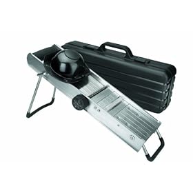 Lacor-60357-ST. STEEL MANDOLINE SLICER W/PROTECTOR