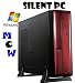 Design Slim PC mit Intel Atom D525 (neue Version) DualCore 2x 1,8Ghz, 2GB DDR3 RAM, 250GB Festplatte, Grafik Intel GMA X3150, 20x DVD-Brenner, GigaLAN, Sound, Windows XP Home