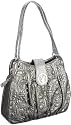 Playboy Pop-Arazzi PA7376-PEW Damen Schultertaschen, 24x33 cm (B x H x T)