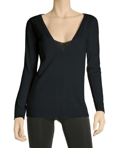 FINE COTTON CASHMERE V PULLOVER
