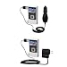 Essential Kit for the Pure Digital Flip Video UltraHD includes a Car and Wall Charger - Gomadic Brand w/ TipExchange Technology