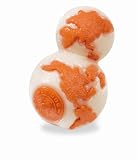 Planet Dog Orbee-Tuff Orbo Glow/Orange Small
