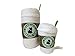 Haute Diggity Dog Starbarks Coffee Cup, Plush Designer Dog Toys with Interactive Squeaker, Stimulating Pet Enrichment, Machine-Washable & Safe Materials for All Breeds, Size Medium