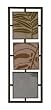 Metal Mirror Glass Wall Art Abstract Contemporary