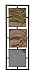 Metal Mirror Glass Wall Art Abstract Contemporary