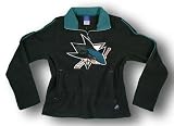 San Jose Sharks NHL Womens FAN Fleece Jacket, Black
