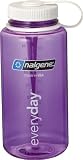 Nalgene BPA Free Tritan Wide Mouth Water Bottle, 32 Oz, Purple
