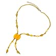 Hannah's Choice Honey Amber Beaded Collar Necklace