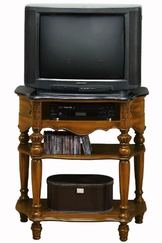 Baymont Tv Stand With Media Storage, 36Hx36Wx18D, ANTIQUE OAK Baymont Tv Stand With Media Storage, 36Hx36Wx18D, ANTIQUE OAK