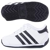 adidas Originals Infant/Toddler Country II Sneaker,White/New Navy/White,2 M US Infant