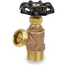 Smith-Cooper International 103L Series Brass Prem Boiler Drain, Potable Water Service, Elbow, Handwheel, NPT Male