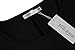 Meaneor Women's Plus Size Black White Patchwork 3/4 Sleeve Shift Dress (Black XXL)