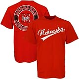 Nebraska Cornhuskers Scarlet Dual Graphic T-shirt