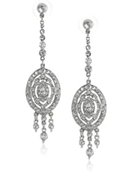 Ben-Amun Jewelry Crystal Deco Earrings