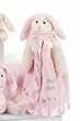 Pink Bunny Baby Snuggler Blankie
