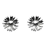 Dew Sterling Silver 4081HP Ladies Daisy Stud Earrings