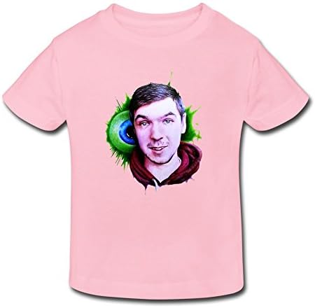 BOAO Baby Toddler Jacksepticeye Boys/Girls T-shirt Age 2-6 Pink 3 Toddler