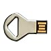 AMP 8GB Chrome Key Shaped USB Flash Drive