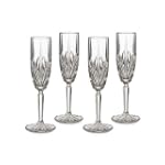Marquis by Waterford Brookside 8-Ounce Champagne Flutes, Set of 4