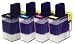 (4 Pack) Brother LC41 Compatibles Ink Cartridges, Black, Cyan, Magenta and Yellow.