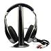 Wireless 5 in 1 FM Stereo RS 864 863.5 864.5MHz Rf cordless Stereo Headphones For TV ...