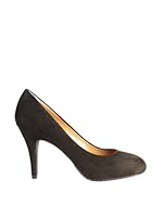 Paco Herrero Zapatos de Ante con Plataforma (Marrón Oscuro)