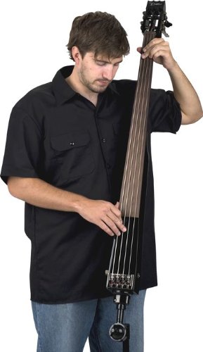 Dean Upright Fretless Pace Bass Classic Black with Case