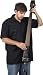 Dean Upright Fretless Pace Bass, Classic Black, with Case