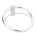 Elements BHE2-06PC Modern Towel Ring, Polished Chrome