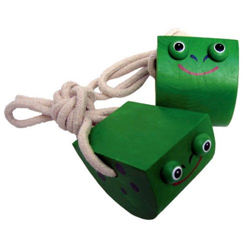 41qFu9uXLxL Frog Wooden Rolling Stilts