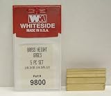 Whiteside 5 Piece Brass Set-up Gauges, 2-1/2
