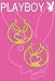PLAYBOY BUNNY HEAD HOOP EARRING