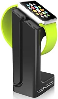 MXtechnic Charging Dock Station for Apple Watch 38mm and 42mm (Black)